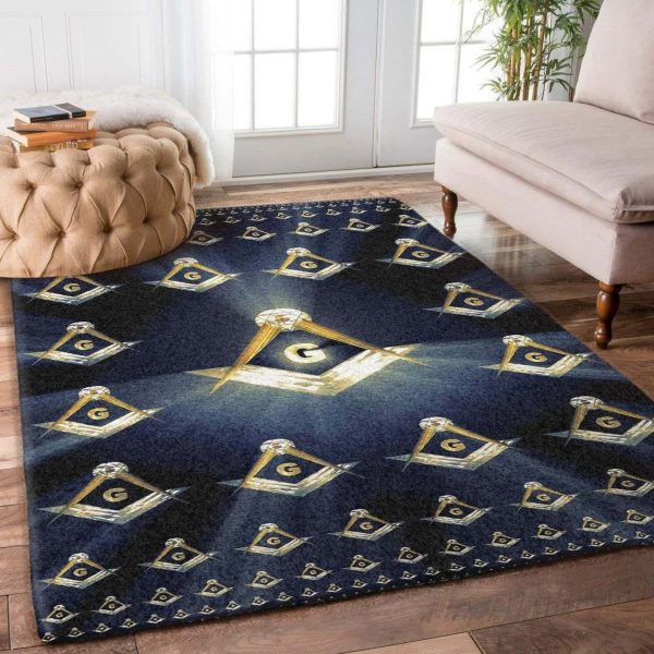 Masonic Freemason Aa0910072M Rug Carpet Area Rug For Living Room Bedroom Rug Home Decor