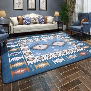 Mediterranean Style Clp280821 Rug Carpet Area Rug For Living Room Bedroom Rug Home Decor