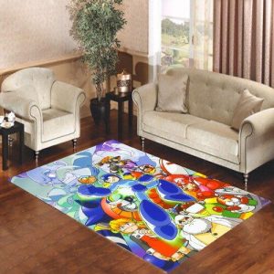 Mega Man Group 2 Living Room Carpet Rugs Area Rug For Living Room Bedroom Rug Home Decor