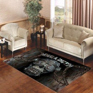 Megadeth Silver Living Room Carpet Rugs Area Rug For Living Room Bedroom Rug Home Decor