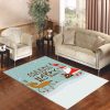Merry Christmas Cartoon Wallpaper Living Room Carpet Rugs Area Rug For Living Room Bedroom Rug Home Decor