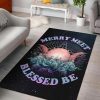 Merry Meet Blessed Be Wicca Area Rug Living Room Rug