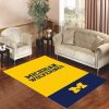 Michigan Wolverines Split Living Room Carpet Rugs Area Rug For Living Room Bedroom Rug Home Decor
