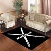 Michonne Swords The Walking Dead Living Room Carpet Rugs Area Rug For Living Room Bedroom Rug Home Decor
