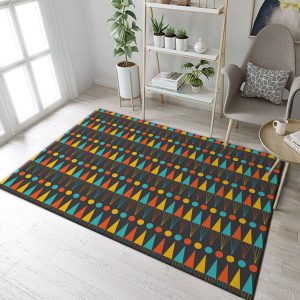 Midcentury Pattern 17 Area Rug Living Room And Bedroom Rug Home Decor Floor Decor