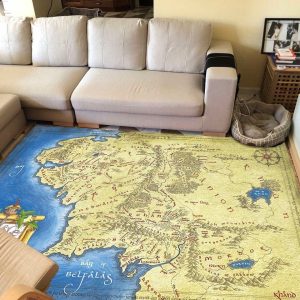 Middle Earth Map Area Rug Lor High Resolution 04899