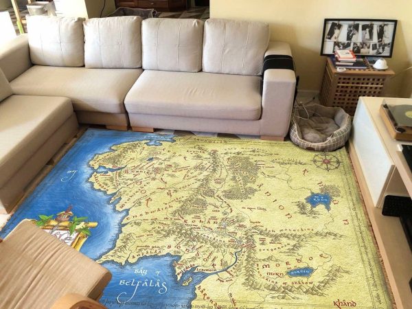 Middle Earth Map Area Rug Lor High Resolution 04899