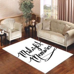 Midnight Memories Cursive Living Room Carpet Rugs Area Rug For Living Room Bedroom Rug Home Decor