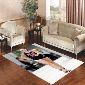 Miley Cyrus Bulls Jersey Living Room Carpet Rugs Area Rug For Living Room Bedroom Rug Home Decor