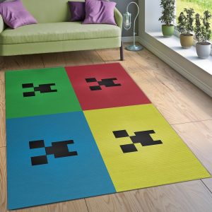 Minecraft Area Rug For Christmas Bedroom Rug Us Gift Decor Area Rug For Living Room Bedroom Rug Home Decor