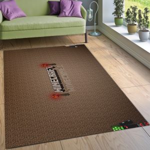 Minecraft Gaming Area Rug Living Room Rug Christmas Gift Decor Area Rug For Living Room Bedroom Rug Home Decor