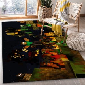 Minecraft Rug Bedroom Rug Us Gift Decor Area Rug For Living Room Bedroom Rug Home Decor