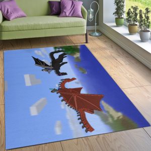 Minecraft Rug Living Room Rug Floor Decor Home Decor Area Rug For Living Room Bedroom Rug Home Decor