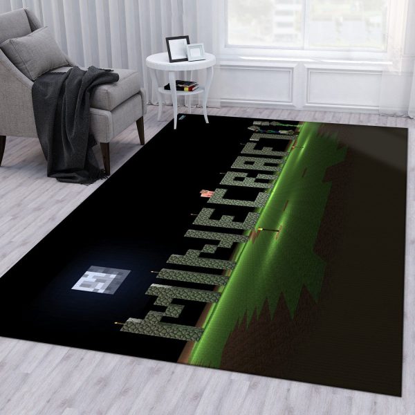Minecraft Ver3 Area Rug Bedroom Rug Christmas Gift Decor Area Rug For Living Room Bedroom Rug Home Decor