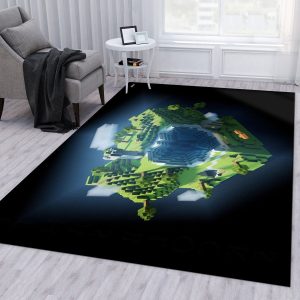 Minecraft Ver4 Gaming Area Rug Bedroom Rug Floor Decor Home Decor Area Rug For Living Room Bedroom Rug Home Decor
