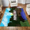 Minecraft Ver7 Area Rug For Christmas Bedroom Rug Floor Decor Home Decor Area Rug For Living Room Bedroom Rug Home Decor