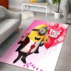 Minions Valentine Despicable Minions Cartoon Movies Area Rugs Living Room Carpet Floor Decor The Us Decor