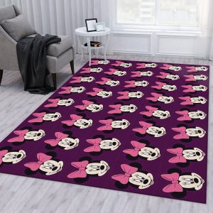 Minnie Mouse Ver5 Area Rug Living Room Rug Us Gift Decor Area Rug For Living Room Bedroom Rug Home Decor