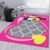 Minnie Mouse Ver7 Movie Area Rug Bedroom Rug Floor Decor Home Decor Area Rug For Living Room Bedroom Rug Home Decor