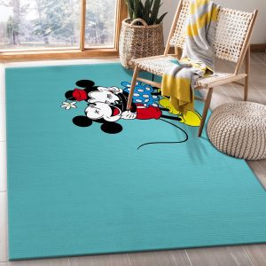Minnie Mouse Ver8 Area Rug For Christmas Living Room Rug Family Gift Decor Area Rug For Living Room Bedroom Rug Home Decor