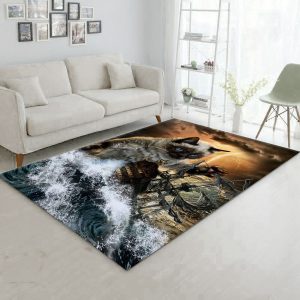 Monster Titan Cat Kraken Area Rug For Christmas Kitchen Rug Us Gift Decor Area Rug For Living Room Bedroom Rug Home Decor