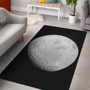 Moon From Apollo 16 Rug
