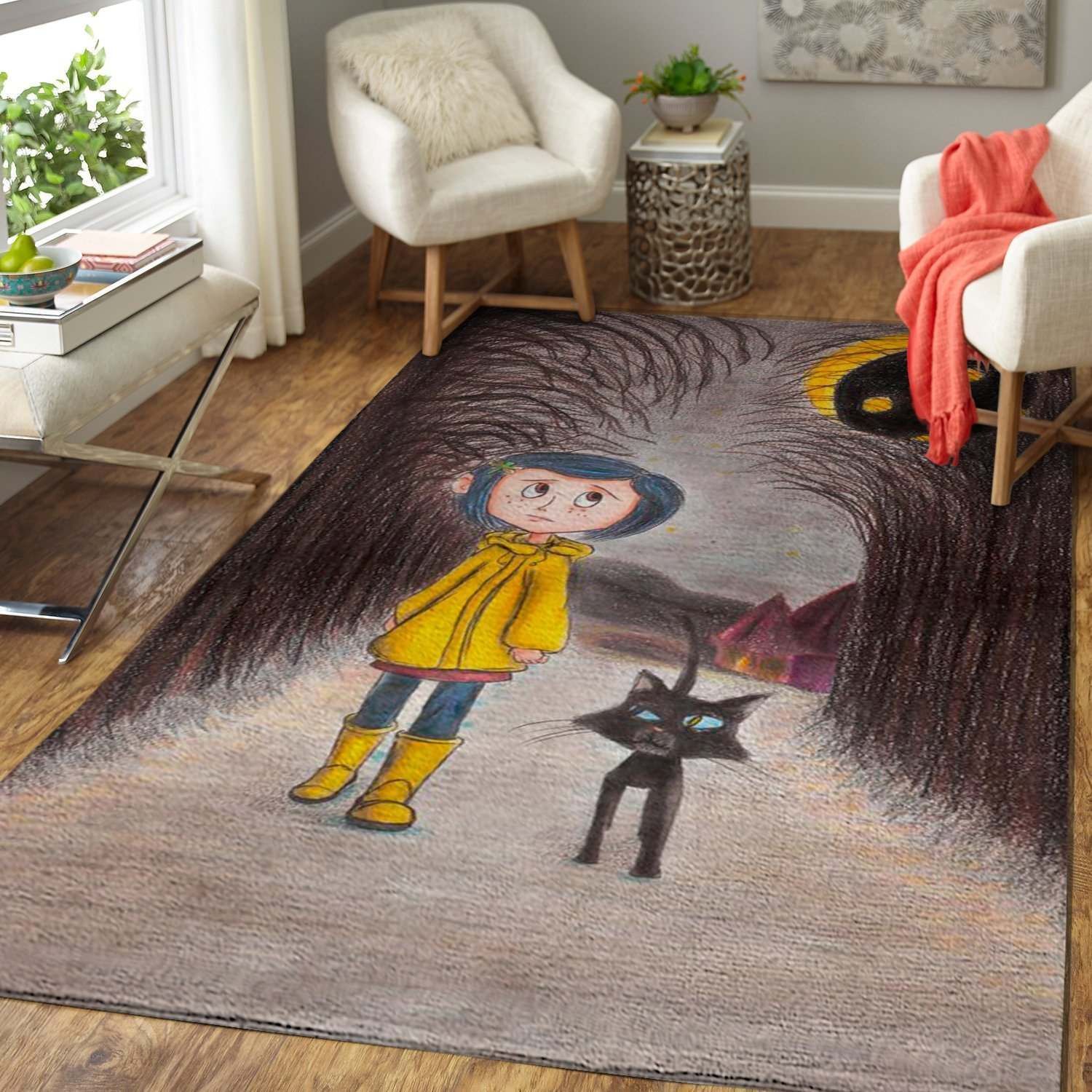 Movie Home Decor Coraline Area Rug Carpet 2 Area Rug For Living Room Bedroom Rug Home Decor Movie Home Decor Coraline Area Rug Carpet 2 Area Rug For Living Room Bedroom Rug Home Decor
