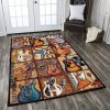 Music Art Guitar Area Rug Carpet Music Home Decor Area Rug For Living Room Bedroom Rug Home Decor
