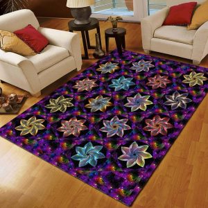 Mystic Flower Cl31100210Mdr Rug Carpet Area Rug For Living Room Bedroom Rug Home Decor