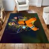 Naruto Anime Area Rug For Christmas Bedroom Rug Family Gift Decor Area Rug For Living Room Bedroom Rug Home Decor