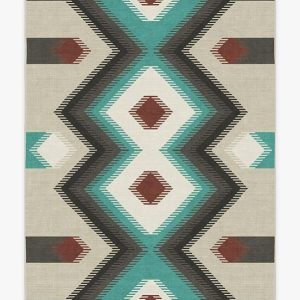 Native American Anza Turquoise Cl2309133Mdr Rug Carpet Area Rug For Living Room Bedroom Rug Home Decor