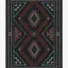 Native American Dakotah Charcoal Cl2309142Mdr Rug Carpet Area Rug For Living Room Bedroom Rug Home Decor