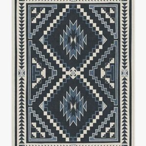 Native American Dakotah Ivory Blue Cl2309143Mdr Rug Carpet Area Rug For Living Room Bedroom Rug Home Decor