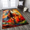 Native American Horse Bt200848R Rug Carpet Area Rug For Living Room Bedroom Rug Home Decor