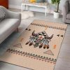 Native American Pride Bison Area Rug Carpet Area Rug For Living Room Bedroom Rug Home Decor