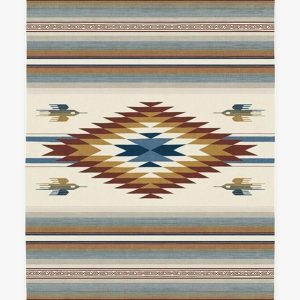 Native American Saltillo Polychrome Cl2309183Mdr Rug Carpet Area Rug For Living Room Bedroom Rug Home Decor