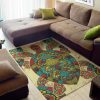Native Bohemian Sea Turtle Area Rug Bohemian Rug Home Decor