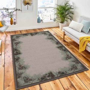 Nature Pine Cones Area Rug Rustic Cabin & Lodge Area Rug Home Decor Rug