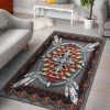 Naumaddic Arts Native American Design Area Rug Carpet Area Rug For Living Room Bedroom Rug Home Decor