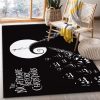 Nightmare Before Christmas Ver13 Rug Bedroom Rug Us Gift Decor Area Rug For Living Room Bedroom Rug Home Decor