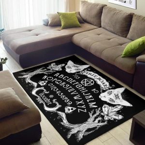 Ouija Board Witch Area Rug Living Room Rug