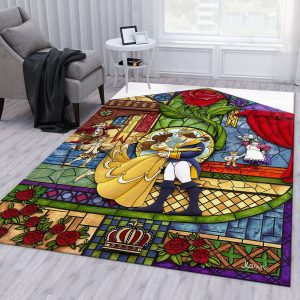 Our Fairytale Christmas Gift Rug Living Room Rug Floor Decor Home Decor Area Rug For Living Room Bedroom Rug Home Decor