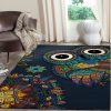 Owl Area Rug – Home Decor – Bedroom Living Room Decor