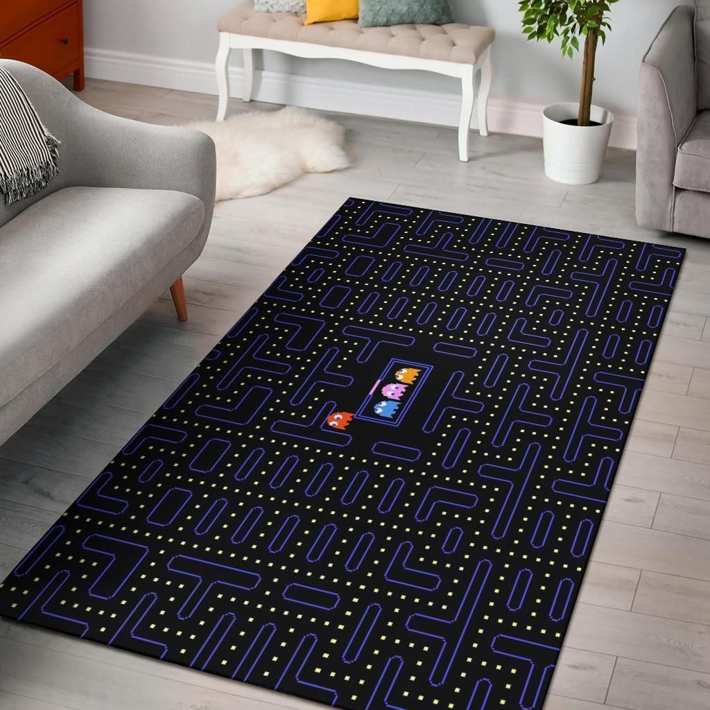 Pac Man Area Rug Carpet Pac Man Area Rug Carpet