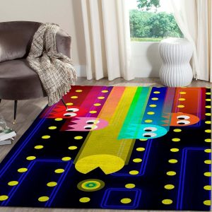 Pacman Gaming Area Rugs Living Room Carpet Christmas Gift Floor Decor The Us Decor