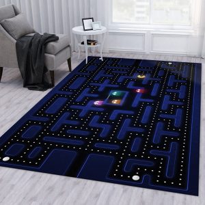 Pacman Ver1 Area Rug For Christmas Bedroom Rug Floor Decor Home Decor Area Rug For Living Room Bedroom Rug Home Decor