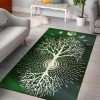Pagan Tree Of Life Wicca Area Rug Living Room Rug