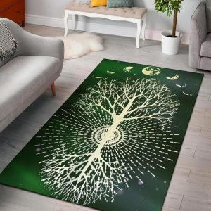 Pagan Tree Of Life Wicca Area Rug Living Room Rug