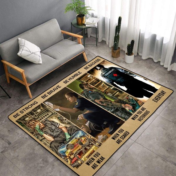 Paramedic Be Strong With Your Weak Dak252 Area Rug For Living Room Bedroom Rug Home Decor