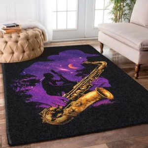 Passion Saxophone Rectangle Mh85296 Rug Carpet Area Rug For Living Room Bedroom Rug Home Decor